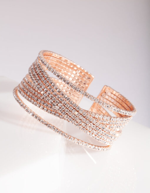 Rose Wide Layered Cuff