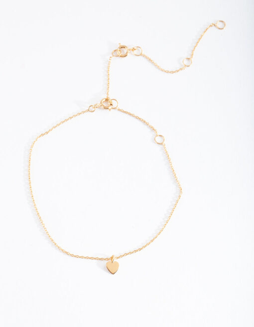 Small Heart Anklet Bracelet
