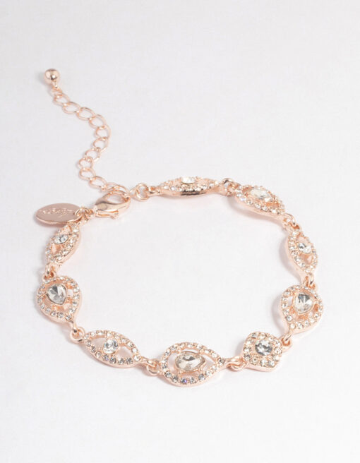 Rose Tear& Eye Necklace