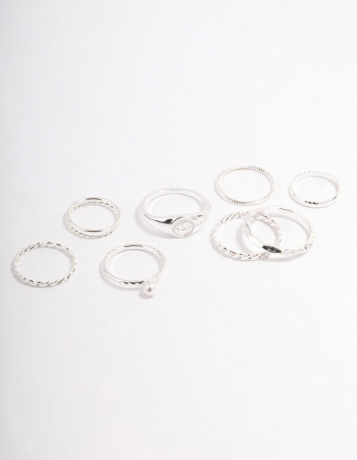 Evil Eye Signet Ring Pack