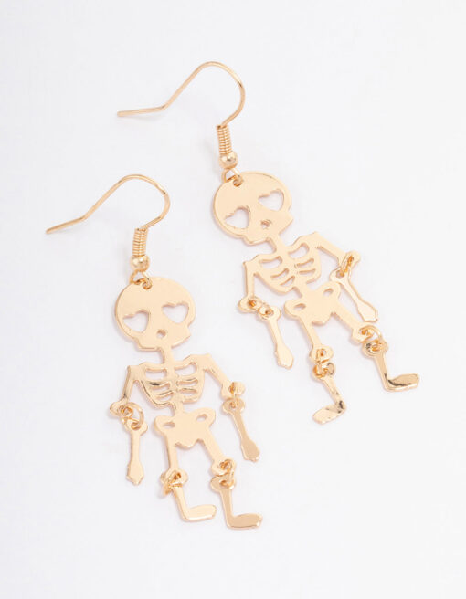 Skeleton Drop Earrings