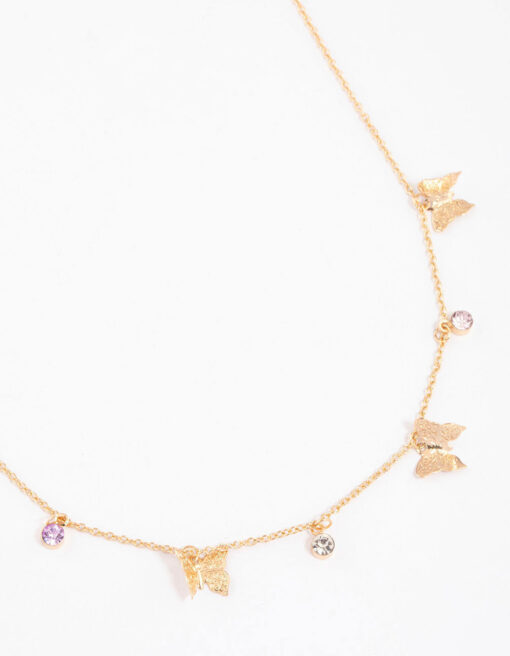 Butterfly Station Necklace