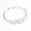 Rhodium  Statement Marquise Wrist Cuff