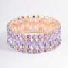 Rose Marquise Stone Bracelet