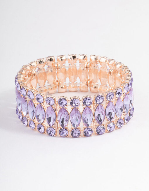 Rose Marquise Stone Bracelet