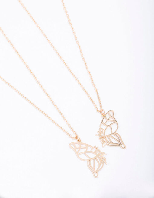 Mum & Daughter Butterfly Necklace Pack