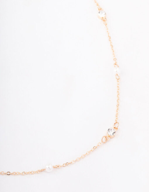 Pearl & Round Necklace