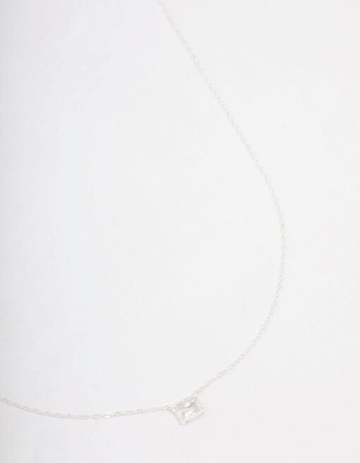 Emerald Cut Necklace