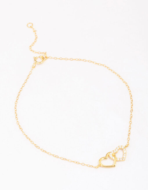 Loop Heart Chain Bracelet