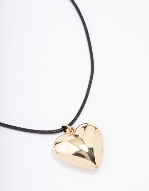 Heart Cord Necklace