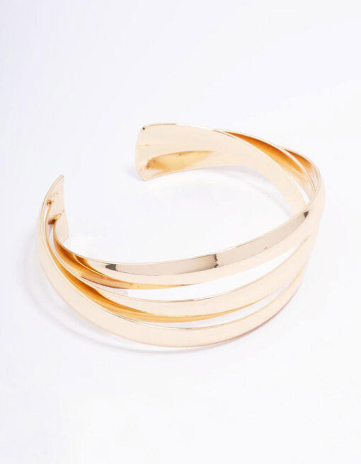 Chunky Twisted Wrist Cuff
