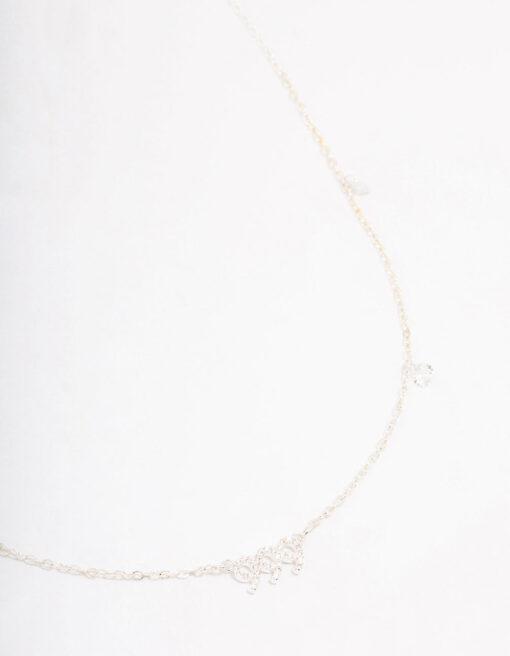 Angel Number Cubic Zirconia Chain Necklace