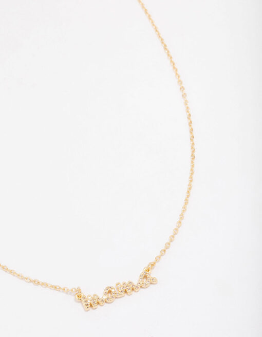 Cubic Zirconia Pendant Necklace