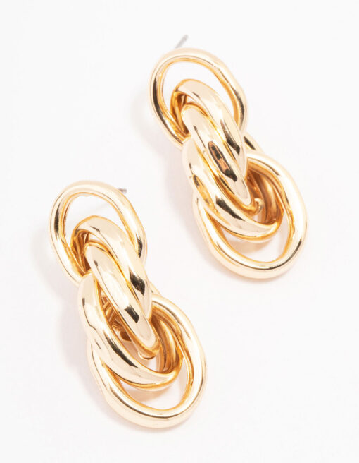 Link Cluster Drop Earrings