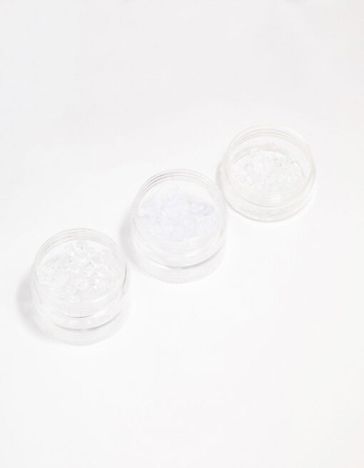 Mixed Silicone Ear Backs 3 Tier Tub